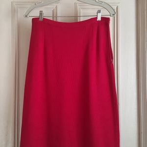 Vintage 60s Gina Teresa Wool Knit Skirt